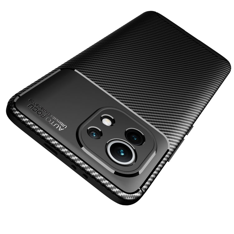 For Xiaomi Mi 11 Pro Carbon Fiber Texture Shockproof TPU Case(Black) - Xiaomi Cases by PMC TechLife | Online Shopping South Africa | PMC TechLife | Buy Now Pay Later Mobicred