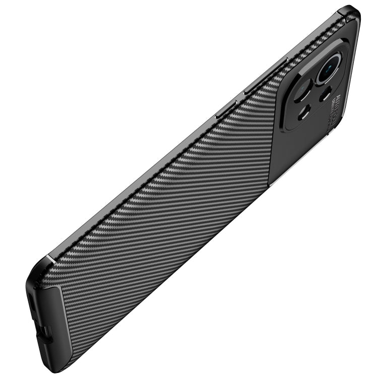 For Xiaomi Mi 11 Pro Carbon Fiber Texture Shockproof TPU Case(Black) - Xiaomi Cases by PMC TechLife | Online Shopping South Africa | PMC TechLife | Buy Now Pay Later Mobicred