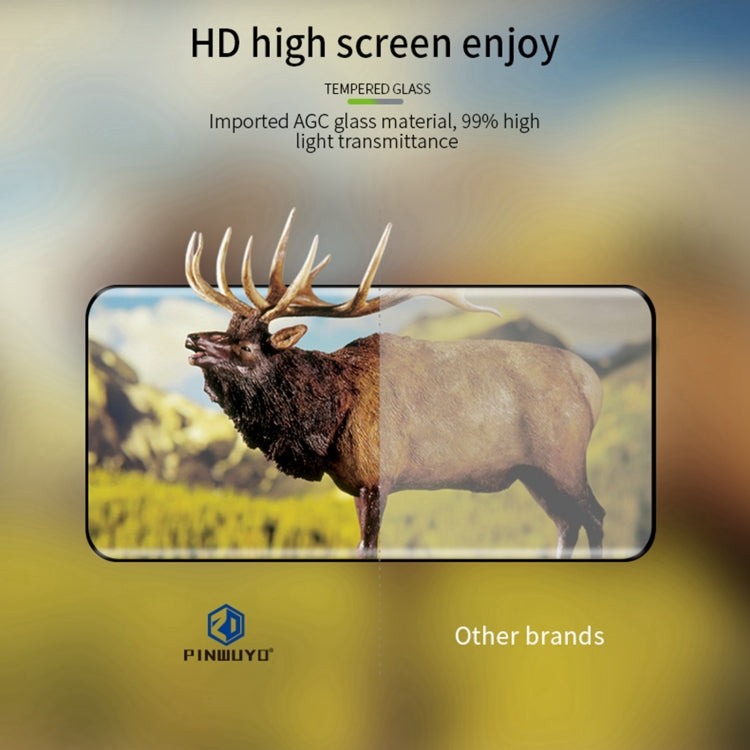 For OPPO Find X3 / 3X Pro PINWUYO 9H 3D Hot Bending Tempered Glass Film(Black) - OPPO Tempered Glass by PINWUYO | Online Shopping South Africa | PMC TechLife | Buy Now Pay Later Mobicred