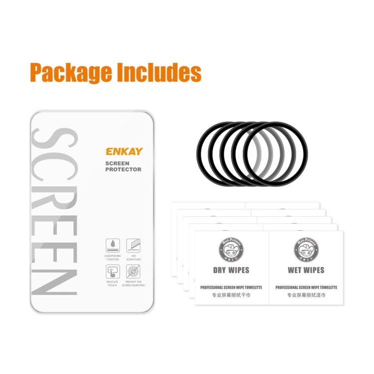 5pcs For OnePlus Watch ENKAY Hat-Prince 3D Full Screen Soft PC Edge + PMMA HD Screen Protector Film - free shipping - PMC TechLife - Order now!