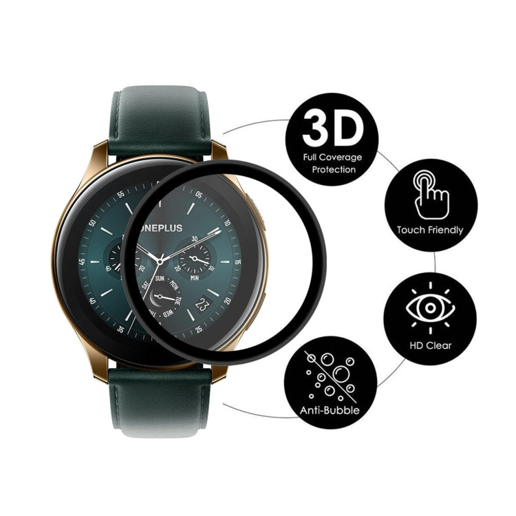 10pcs For OnePlus Watch ENKAY Hat-Prince 3D Full Screen Soft PC Edge + PMMA HD Screen Protector Film - Screen Protector by ENKAY | Online Shopping South Africa | PMC TechLife | Buy Now Pay Later Mobicred