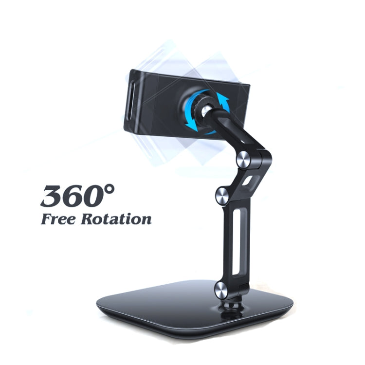 NS-06B Aluminum Alloy Foldable Adjustable Tablet Desk Stand for iPad, Huawei, Apple - Lazy Bracket by PMC TechLife | Online Shopping South Africa | PMC TechLife