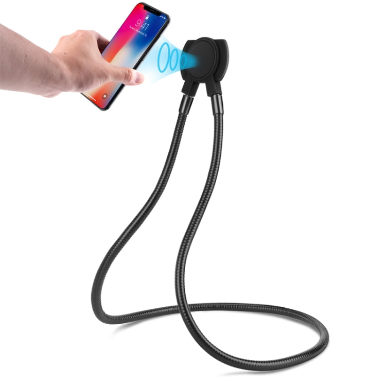 XWJ-1802D Magnetic Universal Tablet & Cell Phone Holder, Lazy Hanging on Neck Bracket, Mobile Phone Stand, 360 Degree Rotating Bendable Flexible Gooseneck Mount for Desk, Bed, Sofa for Any Phone & Tablet - Lazy Bracket by PMC TechLife | Online Shopping South Africa | PMC TechLife