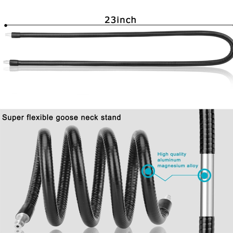 XWJ-1802D Magnetic Universal Tablet & Cell Phone Holder, Lazy Hanging on Neck Bracket, Mobile Phone Stand, 360 Degree Rotating Bendable Flexible Gooseneck Mount for Desk, Bed, Sofa for Any Phone & Tablet - Lazy Bracket by PMC TechLife | Online Shopping South Africa | PMC TechLife