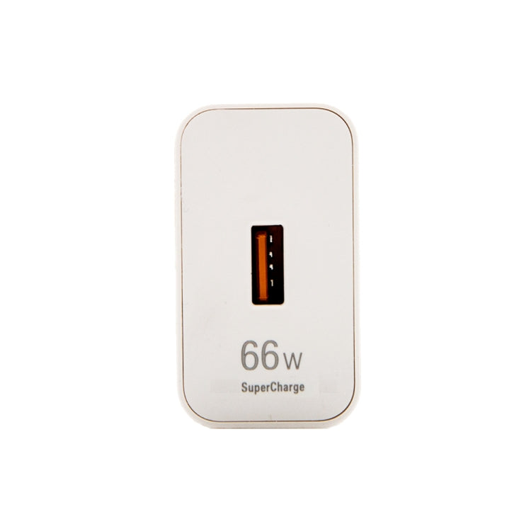 HW-66W 66W USB Fast Charging Travel Charger + USB to Type-C Flash Charging Data Cable, US Plug 2m - USB Charger by PMC TechLife | Online Shopping South Africa | PMC TechLife