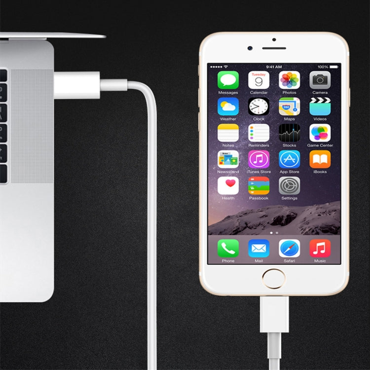 XJ-61 12W USB-C / Type-C to 8 Pin PD Fast Charging Cable, Cable Length:2m - Normal Style Cable by PMC TechLife | Online Shopping South Africa | PMC TechLife