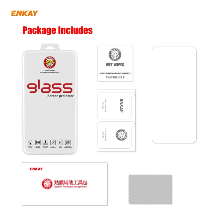 For Xiaomi Poco F3 ENKAY Hat-Prince 0.26mm 9H 2.5D Curved Edge Tempered Glass Film - free shipping - PMC TechLife - Order now!