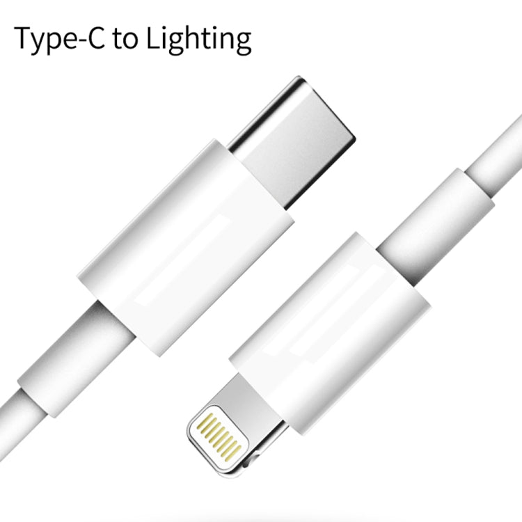 PD 20W Single USB-C / Type-C Port Travel Charger + 3A PD3.0 USB-C / Type-C to 8 Pin Fast Charge Data Cable Set, US Plug 2m - USB Charger by PMC TechLife | Online Shopping South Africa | PMC TechLife | Buy Now Pay Later Mobicred