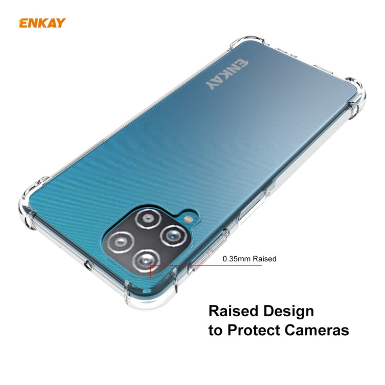 For Samsung Galaxy A22 4G EU Version ENKAY Hat-Prince Clear TPU Shockproof Case Soft Anti-slip Cover - free shipping - PMC TechLife - Order now!