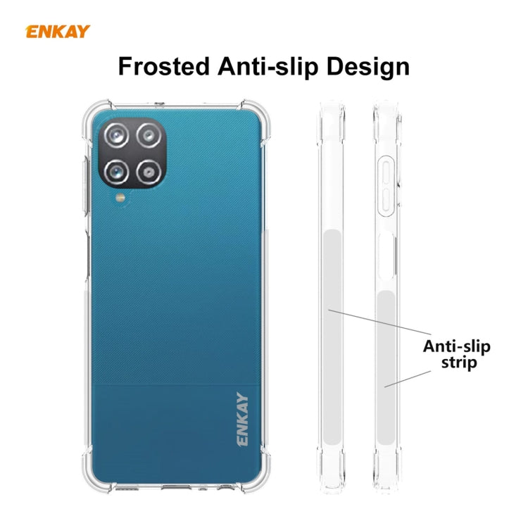 For Samsung Galaxy A22 4G EU Version ENKAY Hat-Prince Clear TPU Shockproof Case Soft Anti-slip Cover - free shipping - PMC TechLife - Order now!