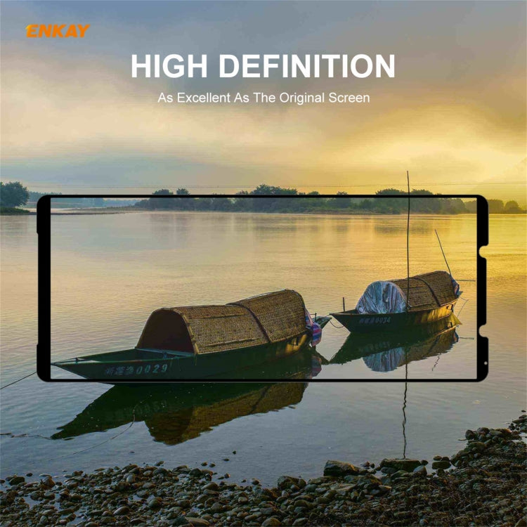 For Sony Xperia 1 III 2 PCS ENKAY Hat-Prince Full Glue 0.26mm 9H 2.5D Tempered Glass Full Coverage Film - Sony Tempered Glass by ENKAY | Online Shopping South Africa | PMC TechLife | Buy Now Pay Later Mobicred