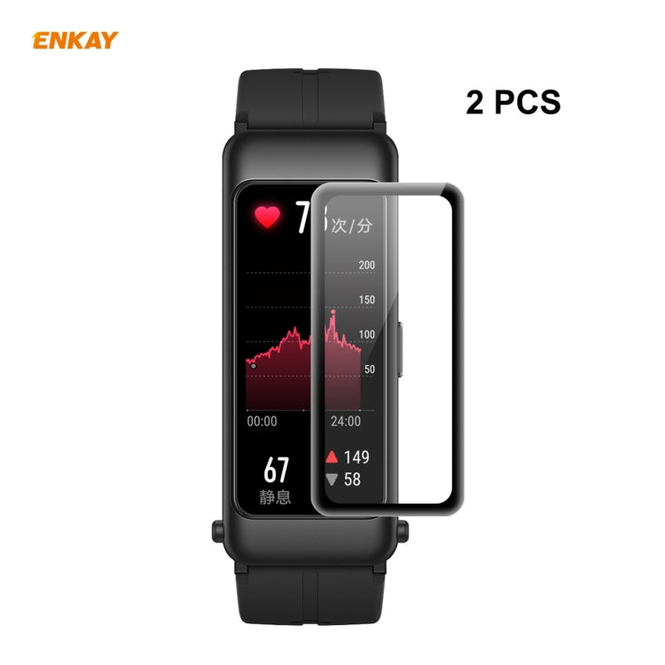 For Huawei B6 2 PCS ENKAY Hat-Prince 3D Full Screen Soft PC Edge + PMMA HD Screen Protector Film - Screen Protector by ENKAY | Online Shopping South Africa | PMC TechLife | Buy Now Pay Later Mobicred