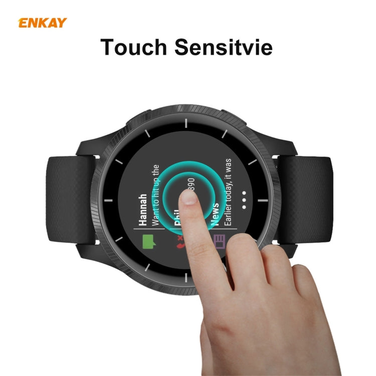 For Venu 2 / Vivoactive 4 45mm 2 PCS ENKAY Hat-Prince 3D Full Screen Soft PC Edge + PMMA HD Screen Protector Film - Screen Protector by ENKAY | Online Shopping South Africa | PMC TechLife | Buy Now Pay Later Mobicred