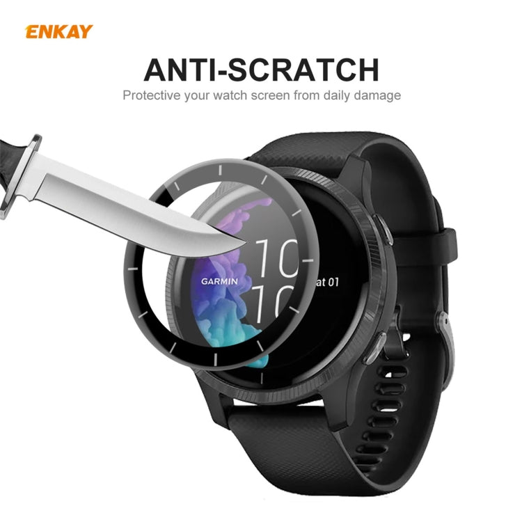 For Venu 2 / Vivoactive 4 45mm 5 PCS ENKAY Hat-Prince 3D Full Screen Soft PC Edge + PMMA HD Screen Protector Film - Screen Protector by ENKAY | Online Shopping South Africa | PMC TechLife | Buy Now Pay Later Mobicred