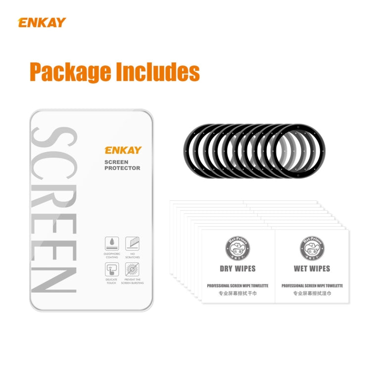 Compatible with Garmin Venu 2S / Vivoactive 4S 40mm 10 PCS ENKAY Hat-Prince 3D Full Screen Soft PC Edge + PMMA HD Screen Protector Film - free shipping - PMC TechLife - Order now!