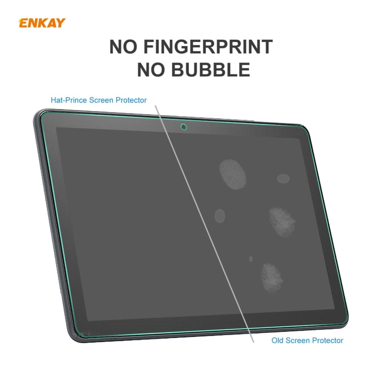 2 PCS For Amazon Fire HD 10 / HD 10 Plus 2021 ENKAY Hat-Prince 0.33mm 9H Surface Hardness 2.5D Explosion-proof Tempered Glass Protector Film - free shipping - PMC TechLife - Order now!