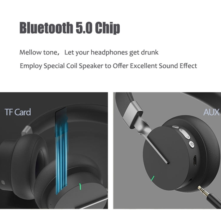 P3 Wireless 5.0 Super Bass HIFI Stereo Gaming Headset with Microphone, Support TF / FM / AUX(Green) - Headset & Headphone by PMC TechLife | Online Shopping South Africa | PMC TechLife