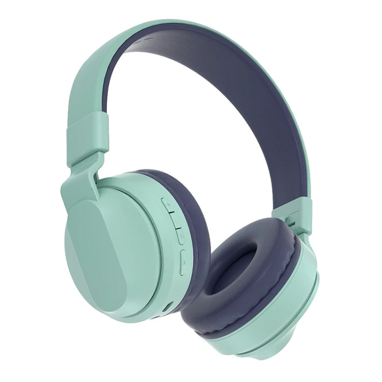 BOBo Kids Gift Bluetooth 5.0 Bass Noise Cancelling Stereo Wireless Headset With Mic, Support TF Card / FM / AUX-in(Blue) - Headset & Headphone by PMC TechLife | Online Shopping South Africa | PMC TechLife