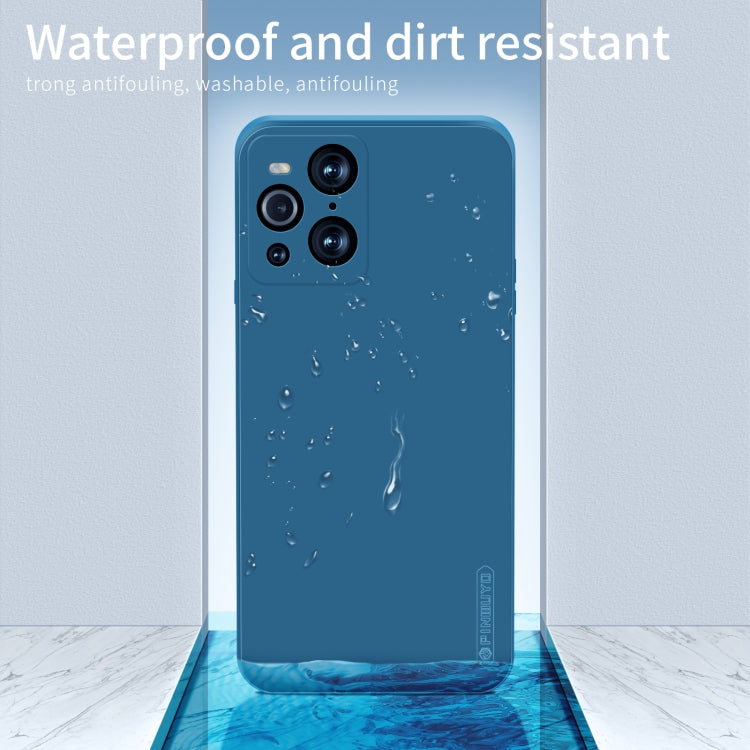 For OPPO Find X3 / Find X3 Pro PINWUYO Touching Series Liquid Silicone TPU Shockproof Case(Green) - free shipping - PMC TechLife - Order now!