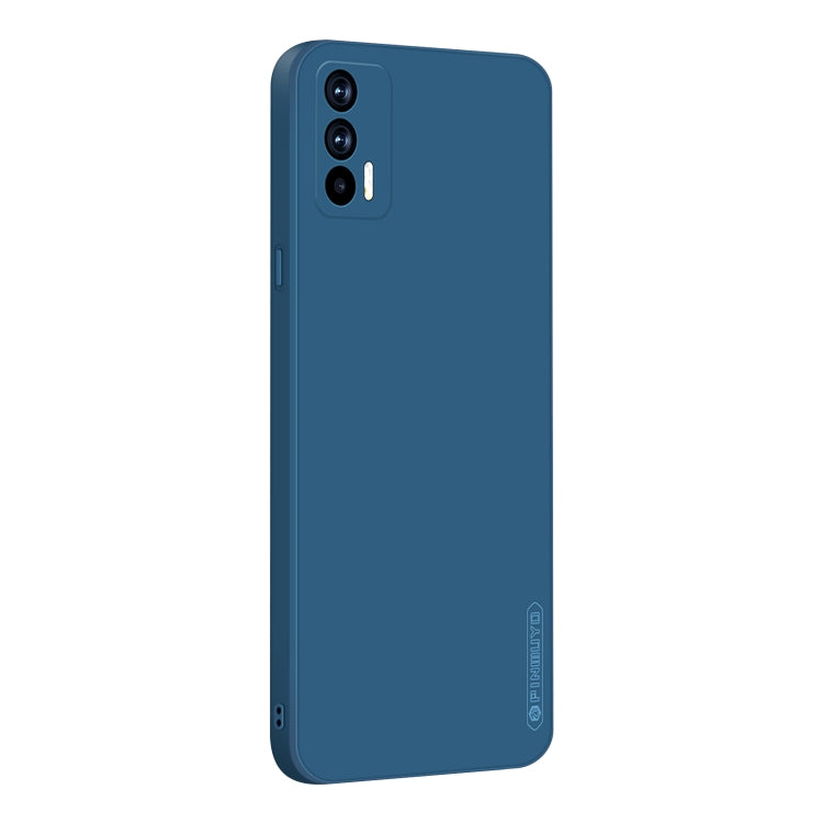 For OPPO Realme GT / GT NEO / Realme Q3 Pro PINWUYO Touching Series Liquid Silicone TPU Shockproof Case(Blue) - free shipping - PMC TechLife - Order now!