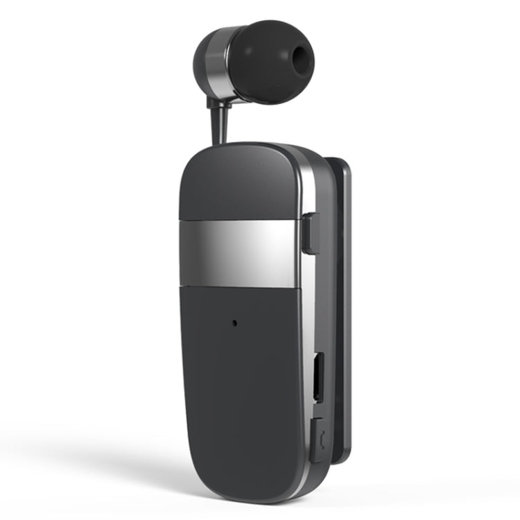K53 Stereo Wireless Bluetooth Headset Calls Remind Vibration Wear-Clip Driver Auriculares Earphone For Phone(Gray) - Bluetooth Earphone by PMC TechLife | Online Shopping South Africa | PMC TechLife