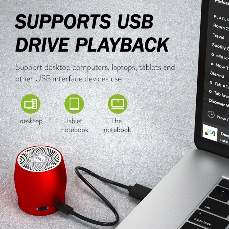 EWA A1 Portable TWS Bluetooth Wireless Speaker IPX5 Waterproof Support TF Card(Rose Gold) - free shipping - PMC TechLife - Order now!