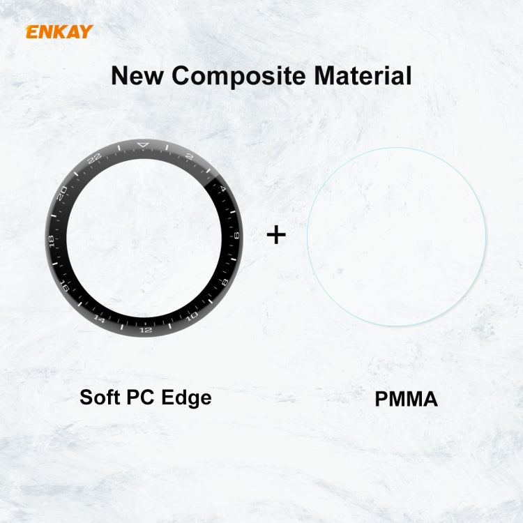 10 PCS For Huawei WATCH 3 Pro 48mm ENKAY Hat-Prince 3D Full Coverage Soft PC Edge + PMMA HD Screen Protector Film - free shipping - PMC TechLife - Order now!