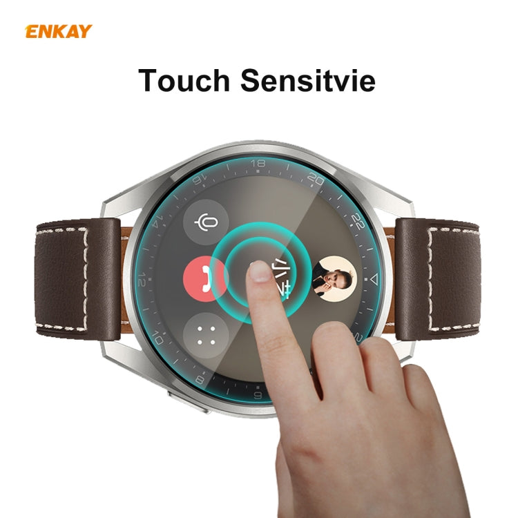 10 PCS For Huawei WATCH 3 Pro 48mm ENKAY Hat-Prince 0.2mm 9H 2.15D Curved Edge Tempered Glass Screen Protector Watch Film - free shipping - PMC TechLife - Order now!
