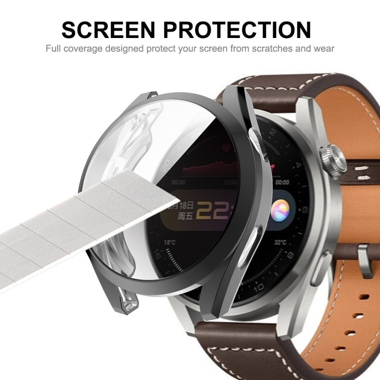 For Huawei Watch 3 Pro 48mm ENKAY Hat-Prince Full Coverage Transparent Soft Case TPU HD Clear Cover(Rose Gold) - Watch Cases by ENKAY | Online Shopping South Africa | PMC TechLife | Buy Now Pay Later Mobicred