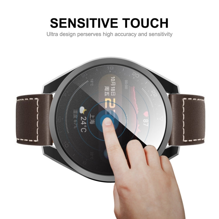 For Huawei Watch 3 Pro 48mm ENKAY Hat-Prince Full Coverage Transparent Soft Case TPU HD Clear Cover(Rose Gold) - Watch Cases by ENKAY | Online Shopping South Africa | PMC TechLife | Buy Now Pay Later Mobicred