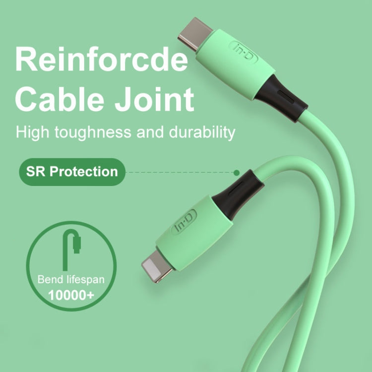 ENKAY Hat-Prince ENK-CB209 PD 20W 3A Type-C to 8 Pin Silicone Data Sync Fast Charging Cable, Cable Length: 1.2m(Purple) - Normal Style Cable by ENKAY | Online Shopping South Africa | PMC TechLife | Buy Now Pay Later Mobicred