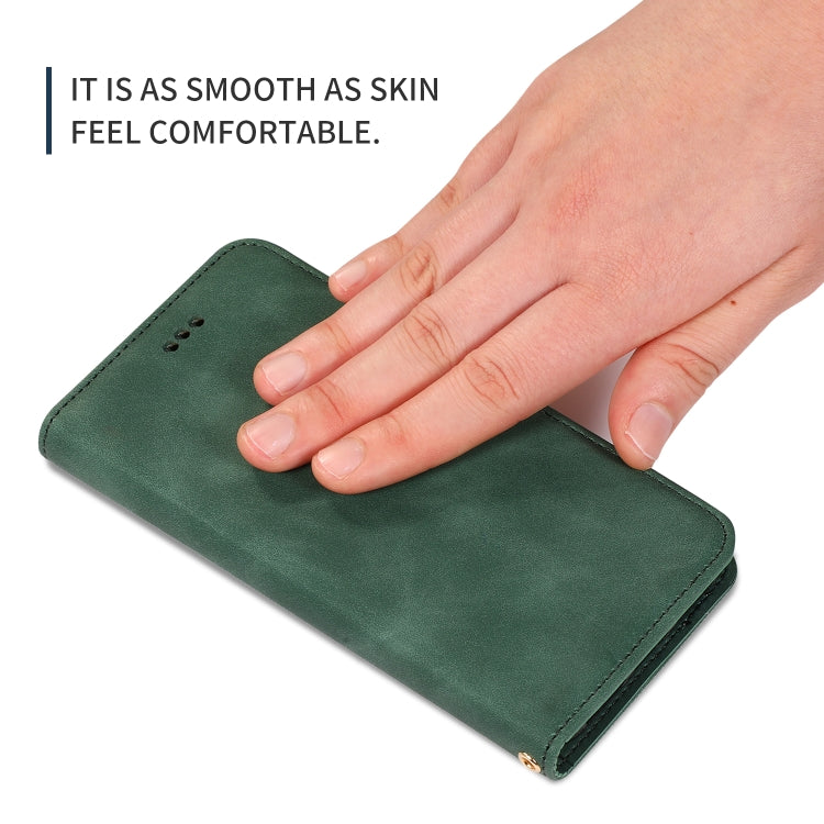 For iPhone SE 2022 / SE 2020 / 8 / 7 Retro Skin Feel Business Magnetic Horizontal Flip Leather Case(Army Green) - iPhone SE 2022 / 2020 / 8 / 7 Cases by ESR | Online Shopping South Africa | PMC TechLife | Buy Now Pay Later Mobicred