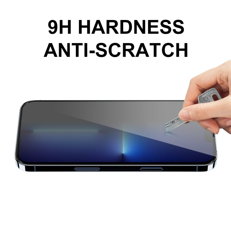 For iPhone 13 Pro Max 2pcs ENKAY Hat-Prince Full Coverage 28 Degree Privacy Screen Protector Anti-spy Tempered Glass Film - free shipping - PMC TechLife - Order now!