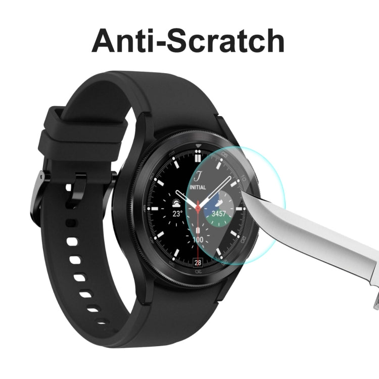 2 PCS For Samsung Galaxy Watch4 Classic 42mm ENKAY Hat-Prince 0.2mm 9H 2.15D Curved Edge Tempered Glass Screen Protector Watch Film - Screen Protector by ENKAY | Online Shopping South Africa | PMC TechLife | Buy Now Pay Later Mobicred