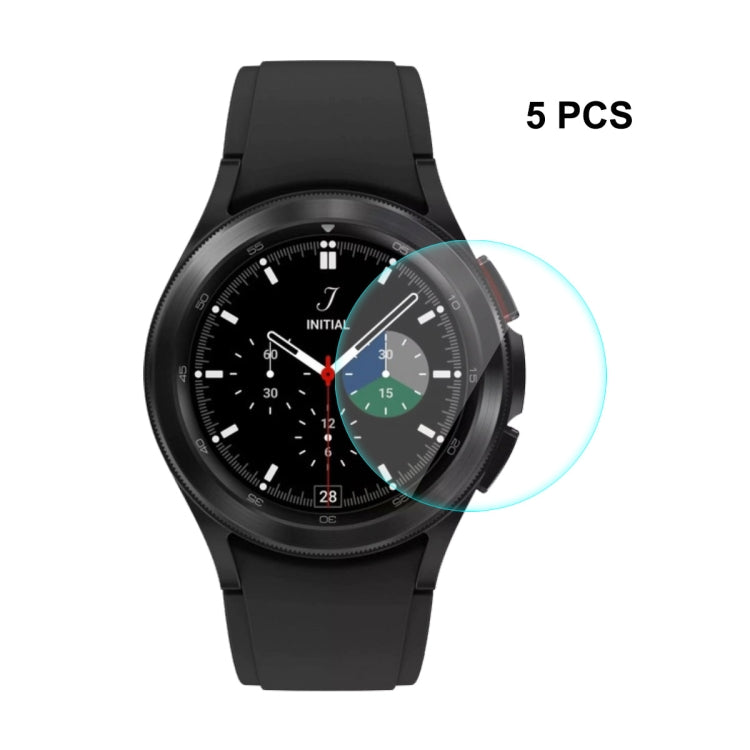 5 PCS For Samsung Galaxy Watch4 Classic 42mm ENKAY Hat-Prince 0.2mm 9H 2.15D Curved Edge Tempered Glass Screen Protector Watch Film - free shipping - PMC TechLife - Order now!