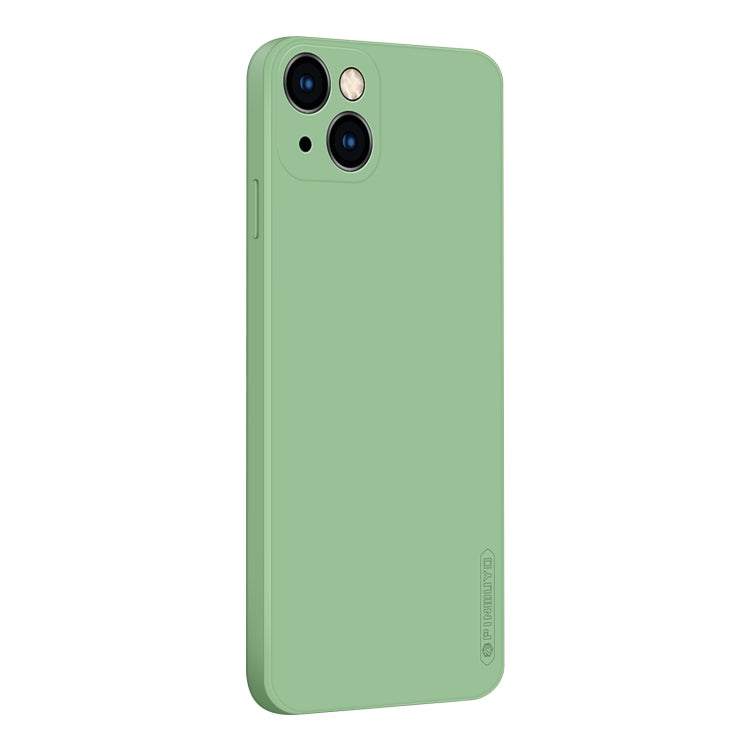 For iPhone 13 PINWUYO Touching Series Liquid Silicone TPU Shockproof Case(Green) - free shipping - PMC TechLife - Order now!