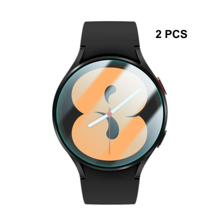 2 PCS For Samsung Galaxy Watch4 44mm ENKAY Hat-Prince Crystal Screen Protector Anti-scratch Watch Film - Screen Protector by ENKAY | Online Shopping South Africa | PMC TechLife | Buy Now Pay Later Mobicred