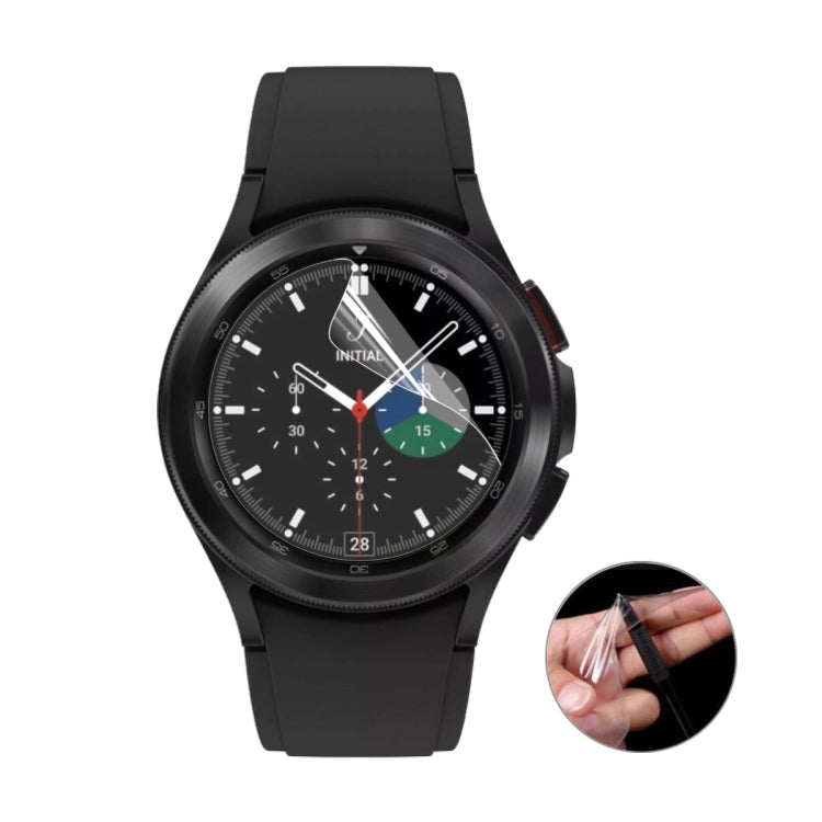 1 PCS For Samsung Galaxy Watch4 Classic 42mm ENKAY Hat-Prince Full Screen Coverage Without Warping Edge TPU Soft Film - Screen Protector by ENKAY | Online Shopping South Africa | PMC TechLife | Buy Now Pay Later Mobicred