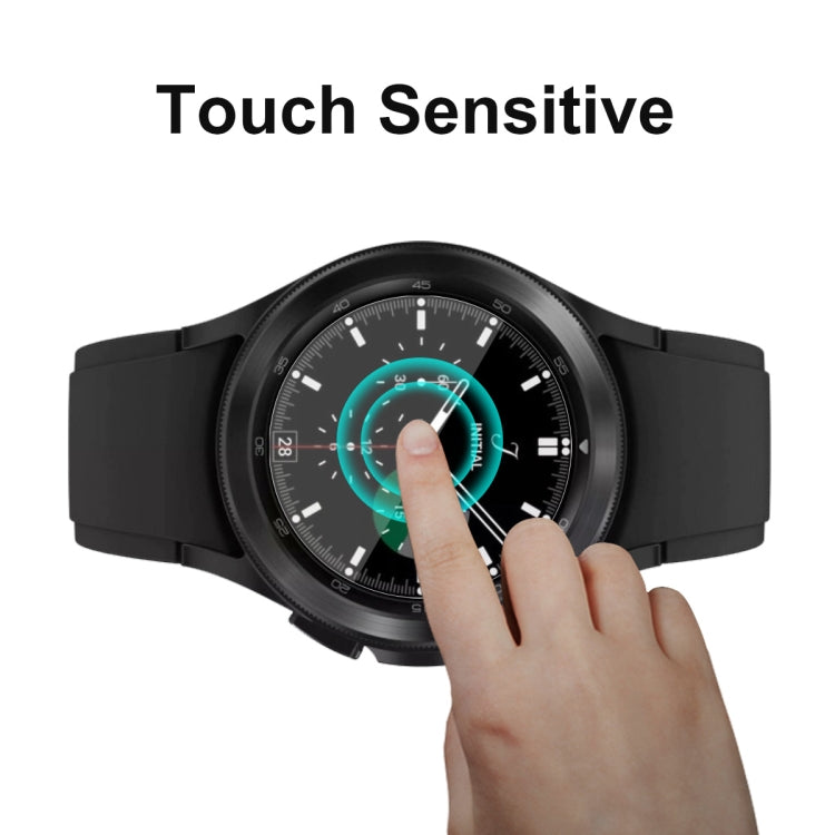 1 PCS For Samsung Galaxy Watch4 Classic 46mm ENKAY Hat-Prince Full Screen Coverage Without Warping Edge TPU Soft Film - Screen Protector by ENKAY | Online Shopping South Africa | PMC TechLife | Buy Now Pay Later Mobicred