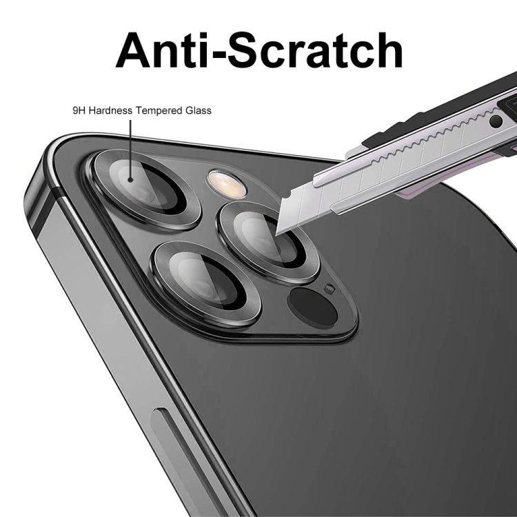 For iPhone 13 Pro ENKAY Hat-Prince Aluminium Alloy + Tempered Glass Camera Lens Cover Film Ring  / 13 Pro Max(Colorful) - free shipping - PMC TechLife - Order now!