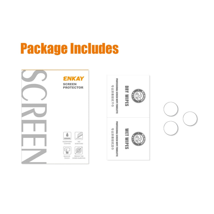 For iPhone 13 Pro / 13 Pro Max 1 Set ENKAY Hat-Prince Case Friendly Tempered Glass Camera Lens Film Anti-Scratch Protector - iPhone 13 Pro Tempered Glass by ENKAY | Online Shopping South Africa | PMC TechLife | Buy Now Pay Later Mobicred