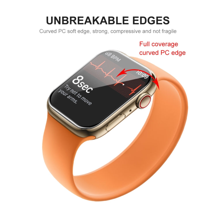 1 PC For Apple Watch Series 7 41mm ENKAY Hat-Prince 3D Full Coverage Soft PC Edge + PMMA HD Screen Protector Film - Screen Protector by ENKAY | Online Shopping South Africa | PMC TechLife | Buy Now Pay Later Mobicred