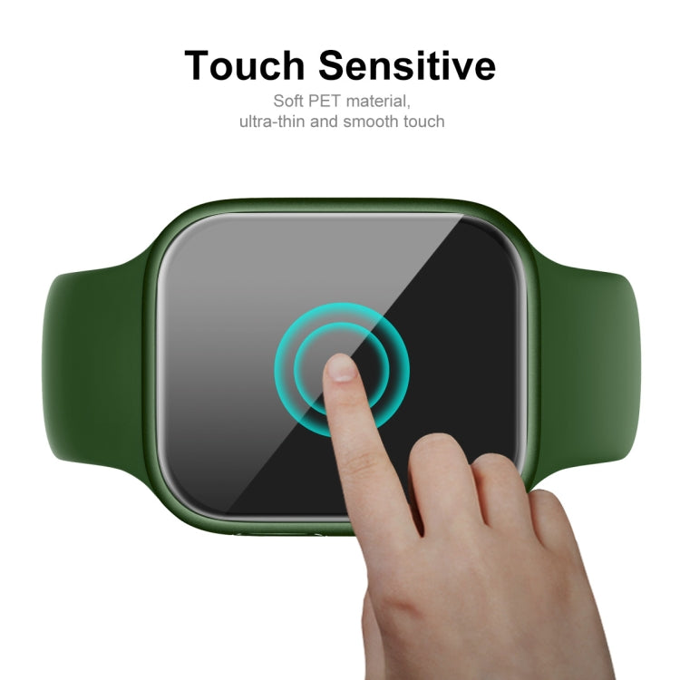 2 PCS ENKAY Hat-Prince Case Friendly 3D Full Screen PET Curved Hot Bending HD Screen Protector Film For Apple Watch Series 7 41mm(Black) - Others by ENKAY | Online Shopping South Africa | PMC TechLife | Buy Now Pay Later Mobicred