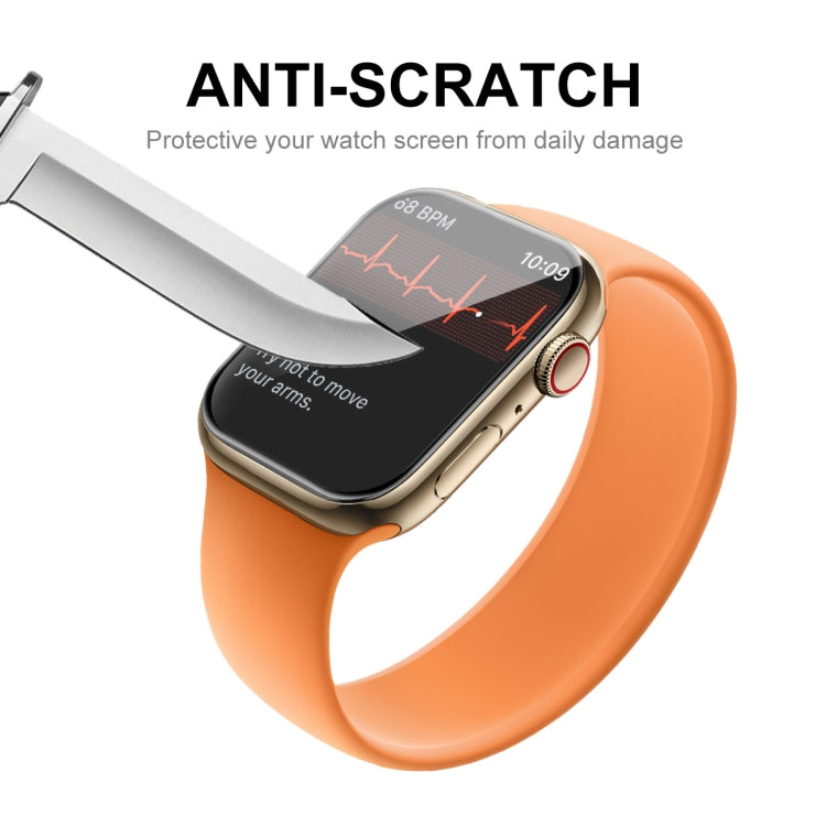 5 PCS ENKAY Hat-Prince Case Friendly 3D Full Screen PET Curved Hot Bending HD Screen Protector Film For Apple Watch Series 7 45mm(Transparent) - Screen Protector by ENKAY | Online Shopping South Africa | PMC TechLife | Buy Now Pay Later Mobicred