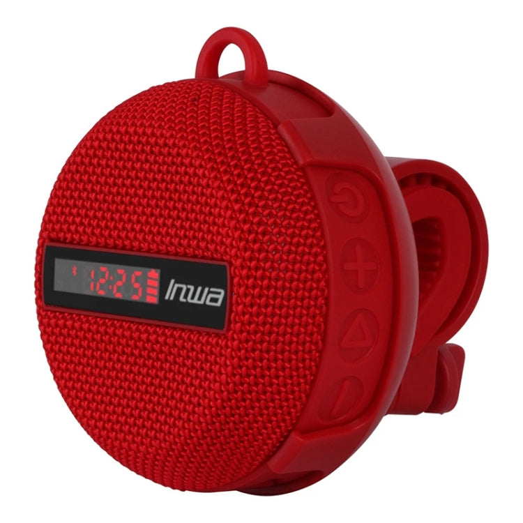 BT368 LED Digital Display Outdoor Portable IPX65 Waterproof Bluetooth Speaker(Red) - Waterproof Speaker by PMC TechLife | Online Shopping South Africa | PMC TechLife