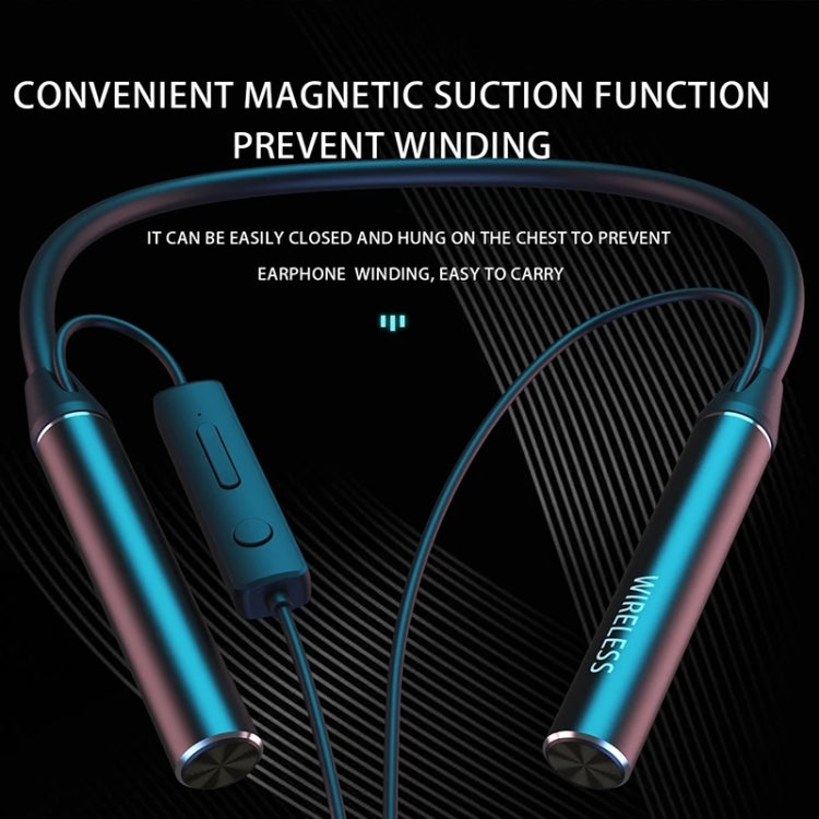 GYM530 Magnetic Neck-mounted Noise Cancelling Sports Earphones In-ear Stereo Support Handsfree / TF Card(Red) - Neck-mounted Earphone by PMC TechLife | Online Shopping South Africa | PMC TechLife