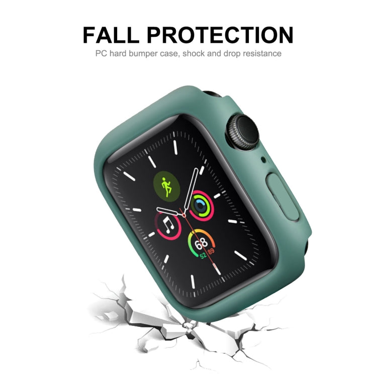 ENKAY Hat-Prince PC Frame + Full Coverage PMMA HD Screen Protector Film For Apple Watch Series 8 / 7 41mm(Dark Blue) - Watch Cases by ENKAY | Online Shopping South Africa | PMC TechLife | Buy Now Pay Later Mobicred