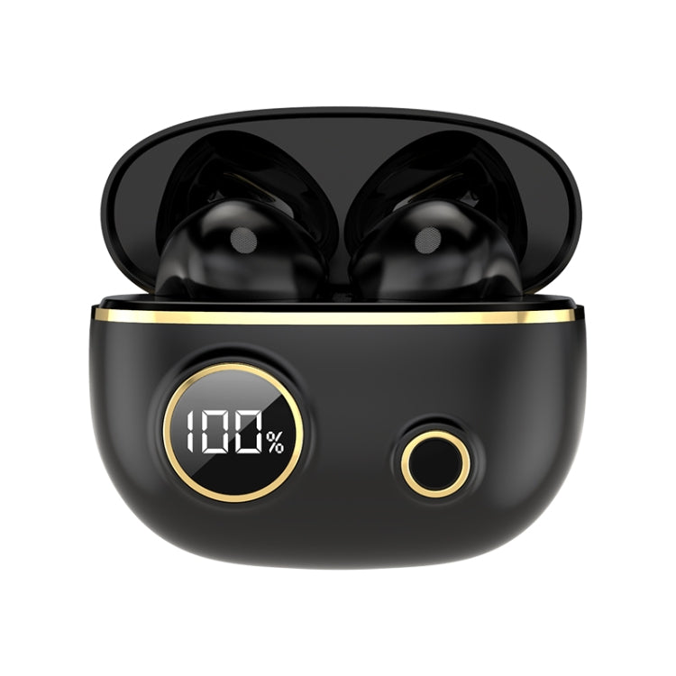PRO100 TWS Bluetooth 5.2 Noise Canceling Waterproof Earphones 9D Stereo Sports Headphone with Charging Case(Black) - Bluetooth Earphone by PMC TechLife | Online Shopping South Africa | PMC TechLife