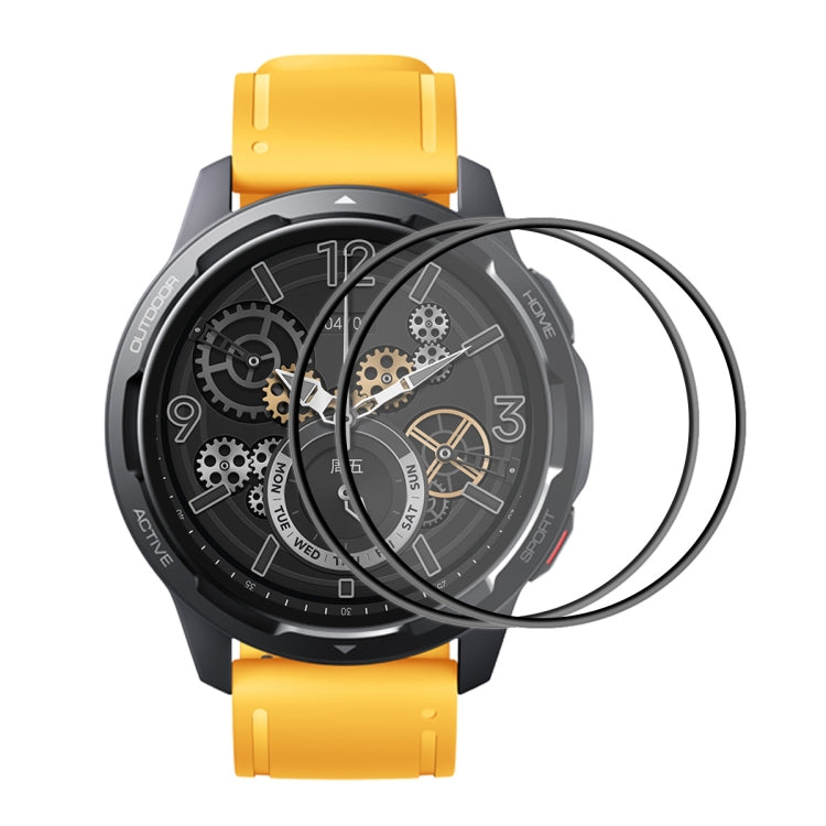 2 PCS For Xiaomi Watch Color 2 ENKAY Hat-Prince 3D Full Coverage Soft PC Edge + PMMA HD Screen Protector Film - Screen Protector by ENKAY | Online Shopping South Africa | PMC TechLife | Buy Now Pay Later Mobicred