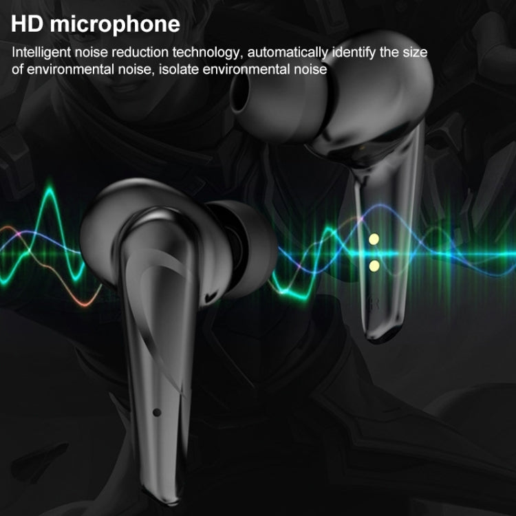 TWS-G11 Bluetooth 5.0 Low Latency TWS Stereo Gaming Earphone with Cool LED(Yellow) - TWS Earphone by PMC TechLife | Online Shopping South Africa | PMC TechLife